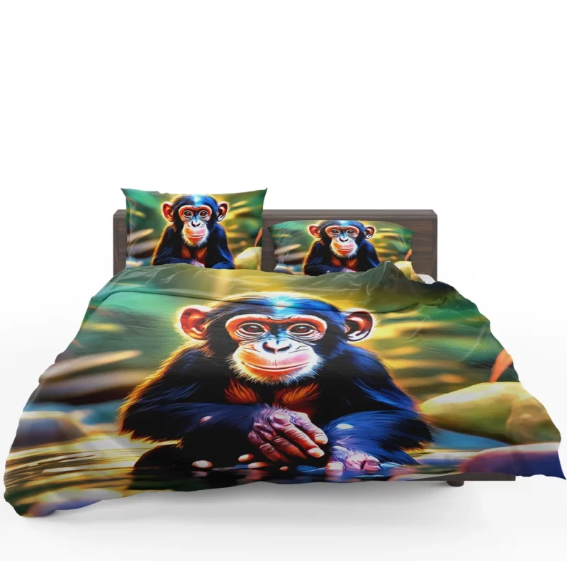 Chimpanzee Waterside Reverie Bedding Set 1