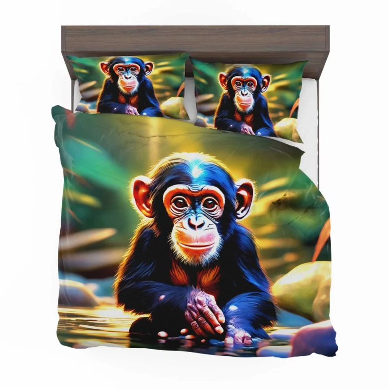 Chimpanzee Waterside Reverie Bedding Set 2