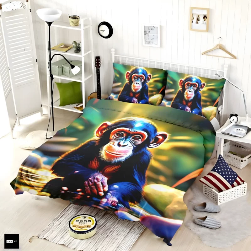 Chimpanzee Waterside Reverie Bedding Set