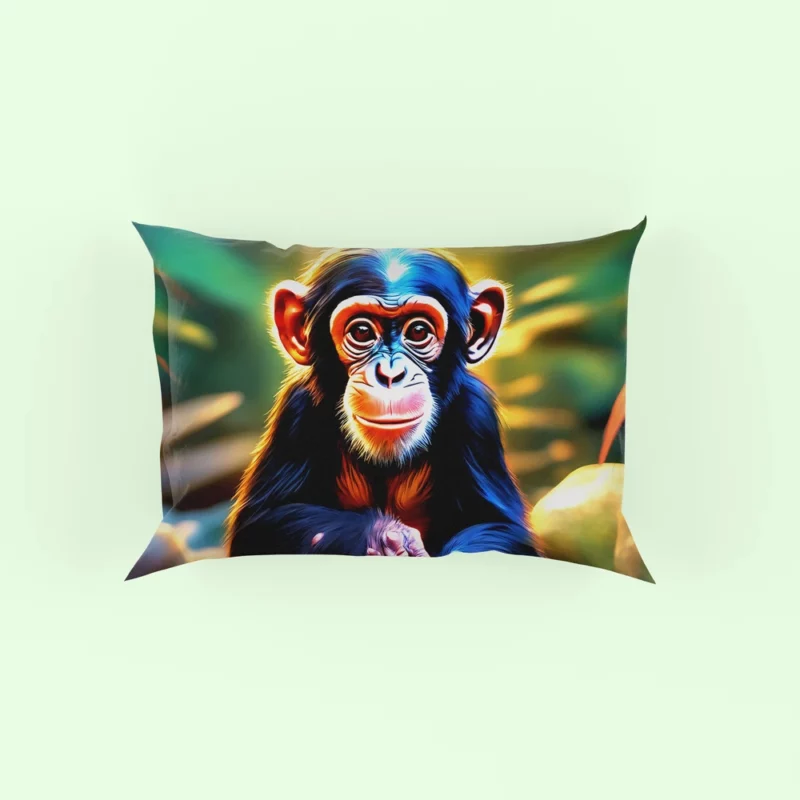 Chimpanzee Waterside Reverie Pillow Case