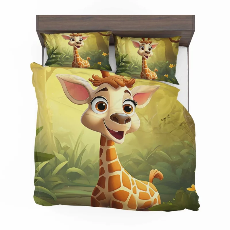 Close-Up Giraffe Portrait Bedding Set 2