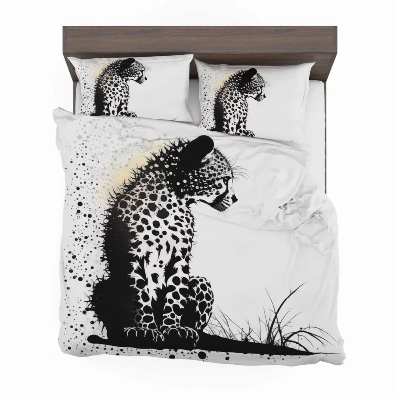 Close-Up of a Leopard Bedding Set 2