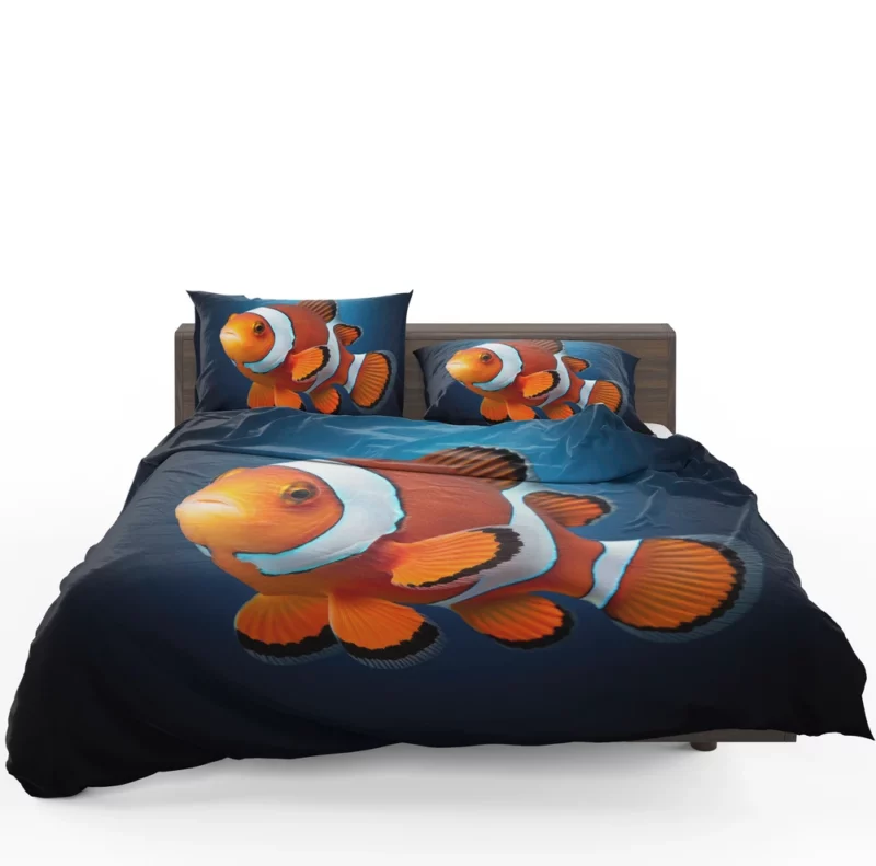 Clownfish AI Generated Bedding Set 1