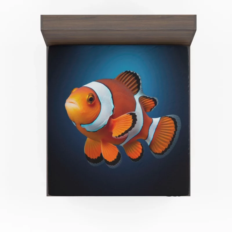 Clownfish AI Generated Fitted Sheet