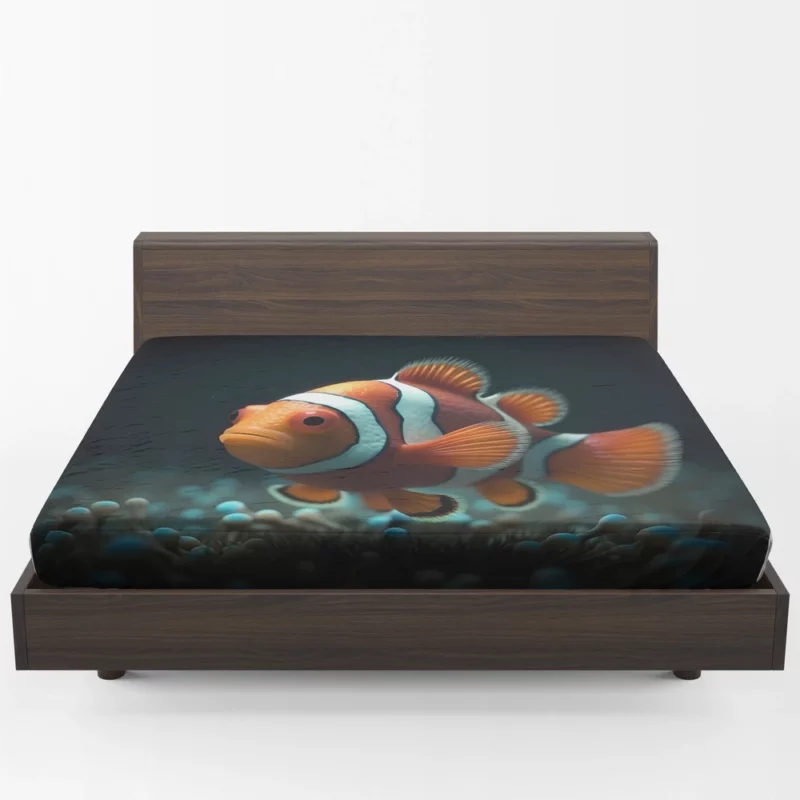 Clownfish in Aquarium Fitted Sheet 1