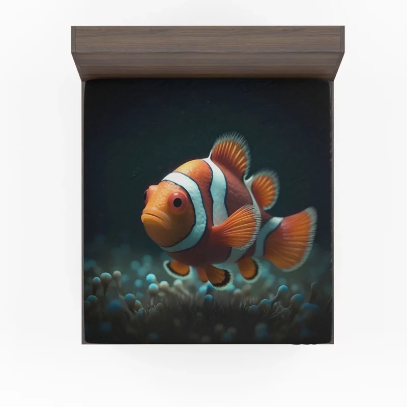 Clownfish in Aquarium Fitted Sheet