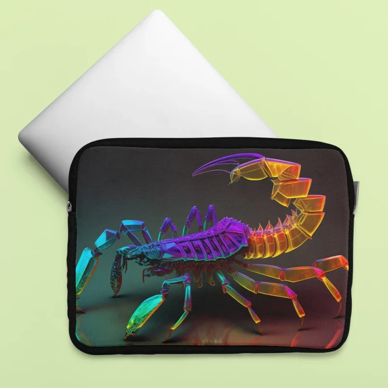 Colorful Scorpion Display Laptop Sleeve