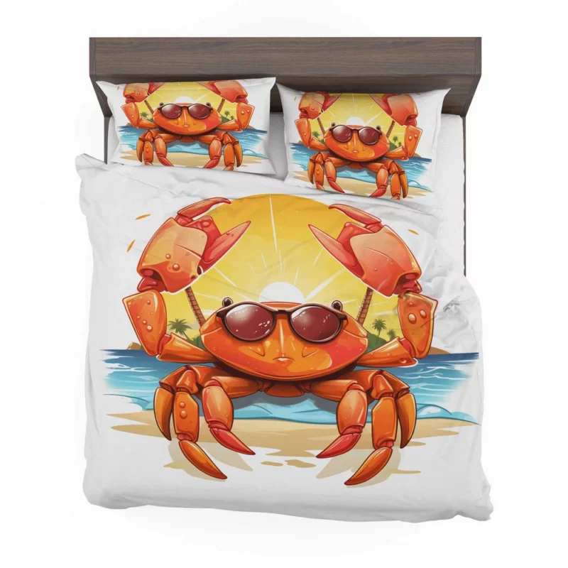 Crab Summer Logo Bedding Set 2