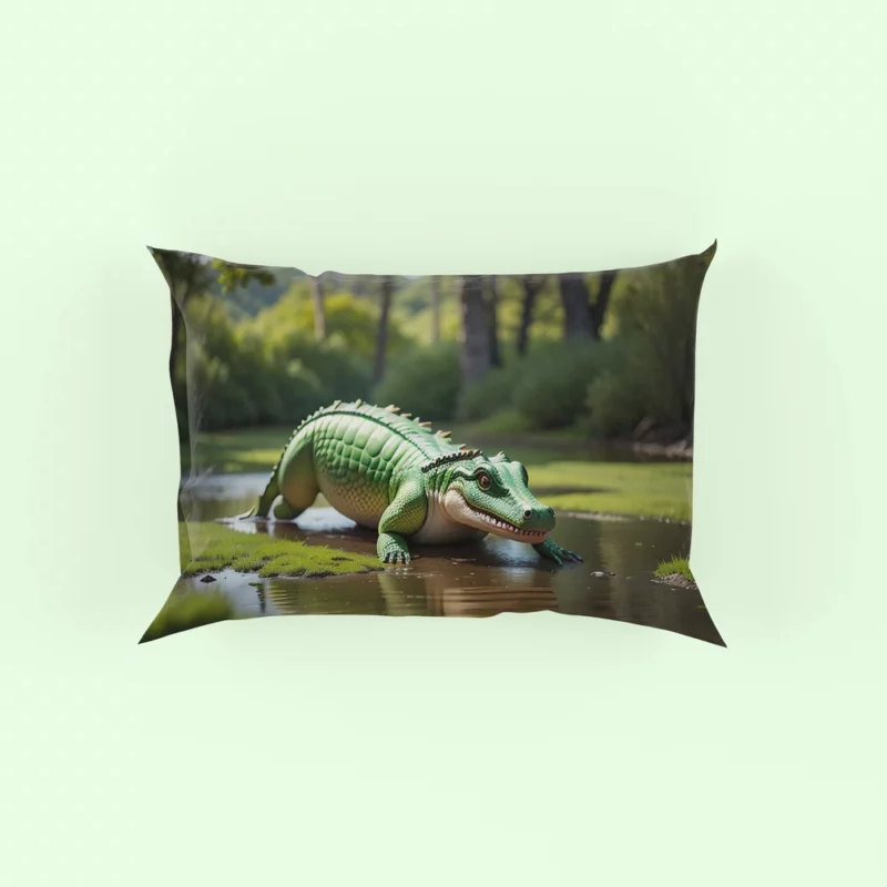 Crocodile Wallpaper Pillow Case