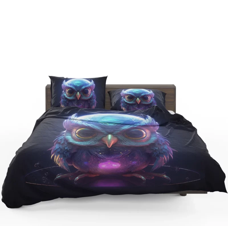 Crystal Baby Phoenix Illustration Bedding Set 1