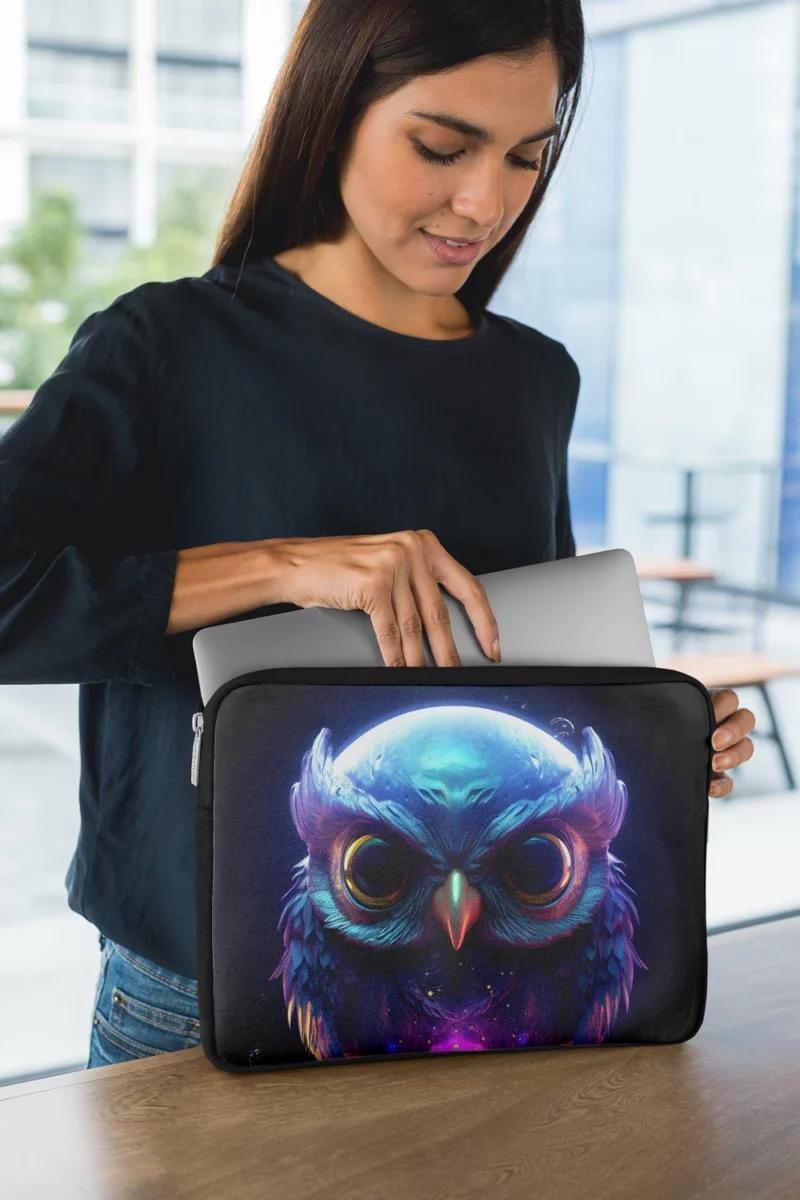 Crystal Baby Phoenix Illustration Laptop Sleeve 1