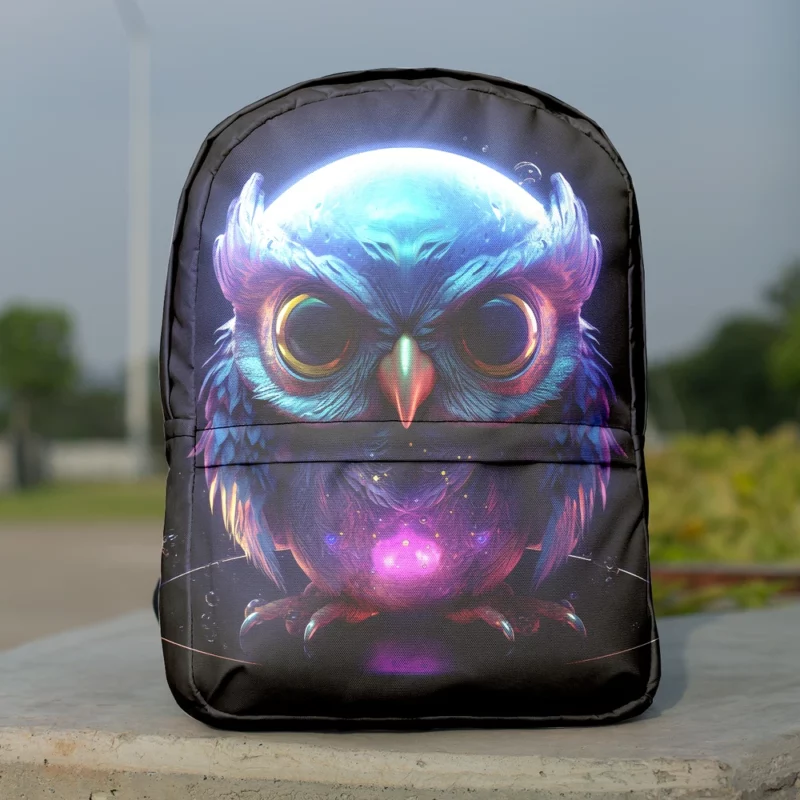 Crystal Baby Phoenix Illustration Minimalist Backpack