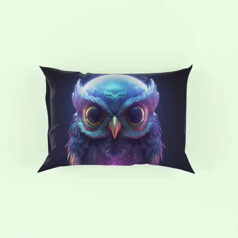 Crystal Baby Phoenix Illustration Pillow Case