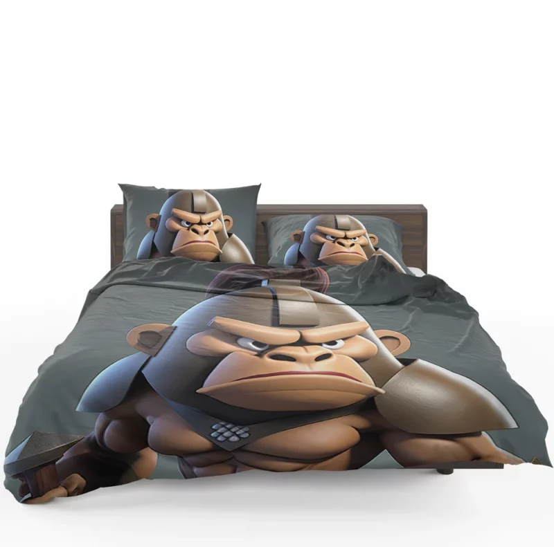 Cute Baboon Character Bedding Set 1