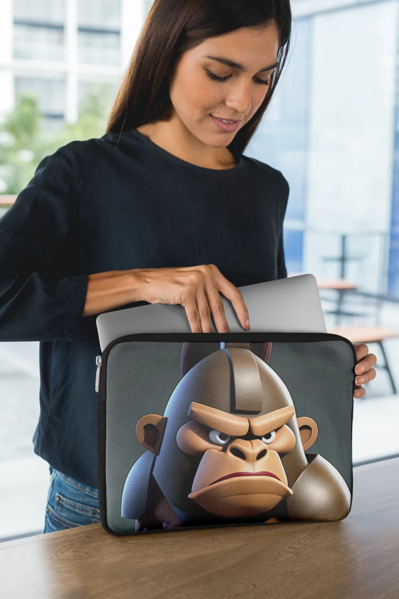 Cute Baboon Character Laptop Sleeve 1