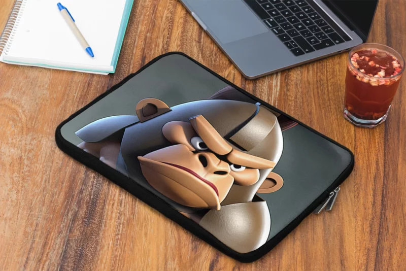 Cute Baboon Character Laptop Sleeve 2