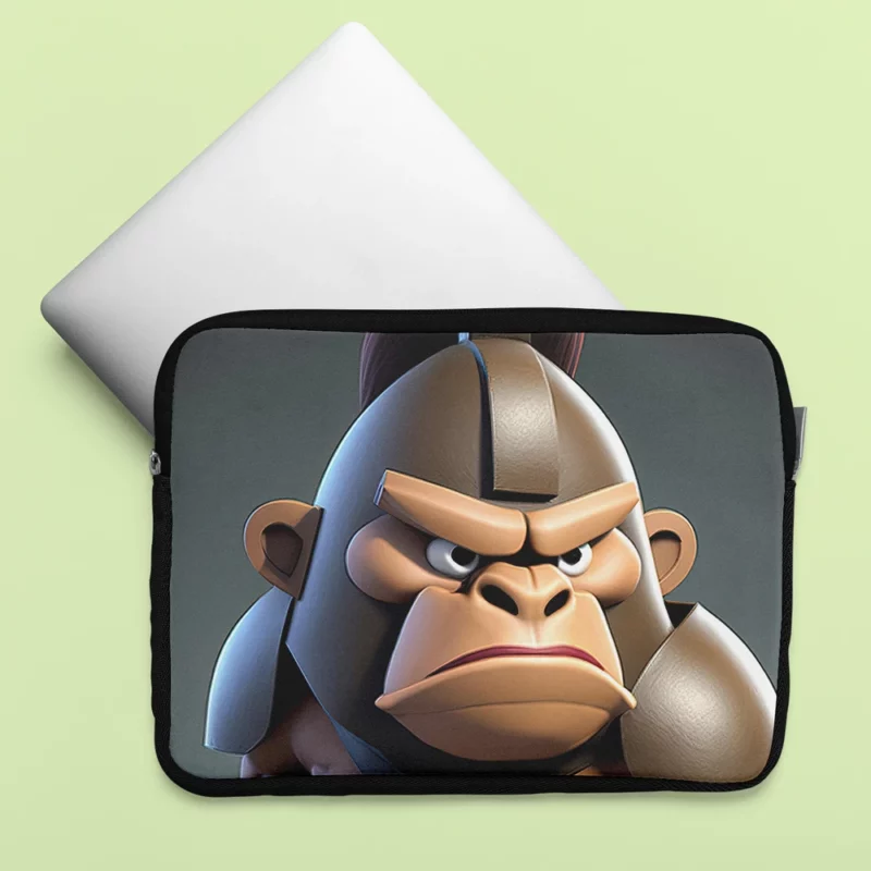 Cute Baboon Character Laptop Sleeve