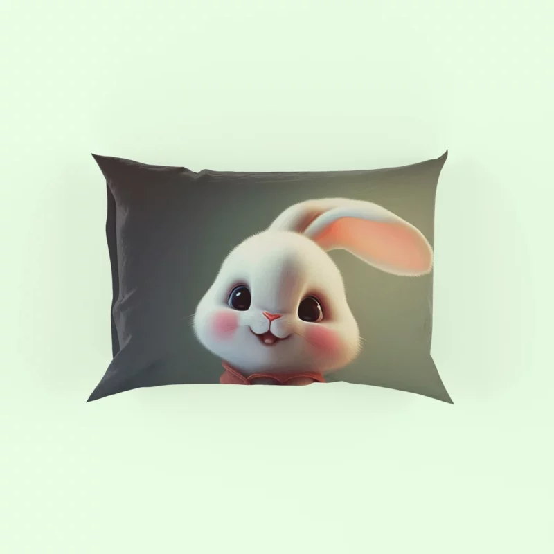 Cute Cartoon Bunny Pillow Case