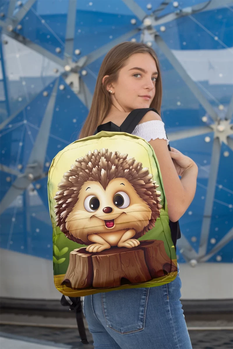 Cute Cartoon Hedgehog Minimalist Backpack 2