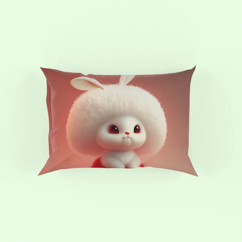 Cute Cartoon Rabbit Pillow Case