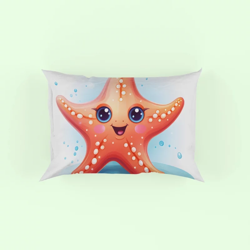 Cute Cartoon Starfish Pillow Case