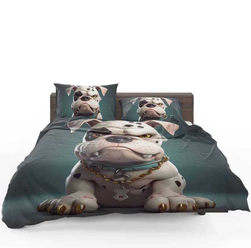 Cute Dalmatian Dog Studio Portrait Bedding Set 1