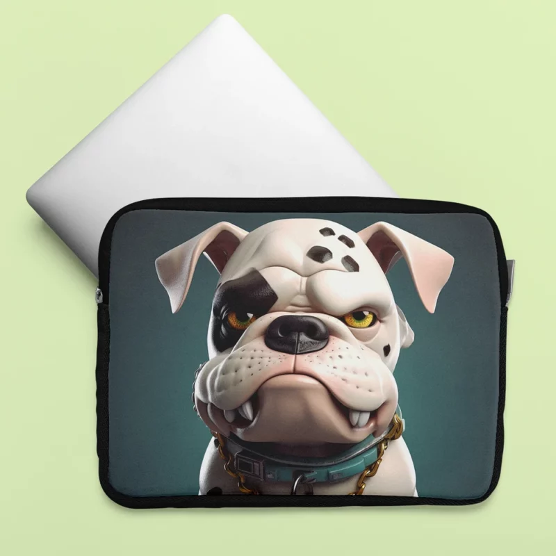 Cute Dalmatian Dog Studio Portrait Laptop Sleeve