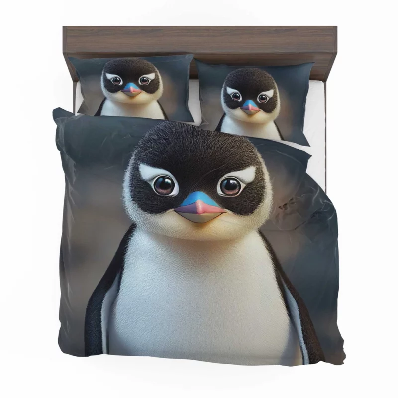 Cute Madagascar Penguin Art Bedding Set 2