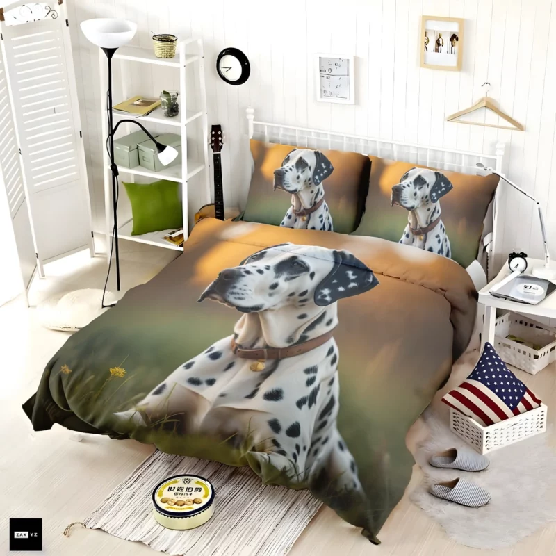 Dalmatian Dog AI Generation Bedding Set