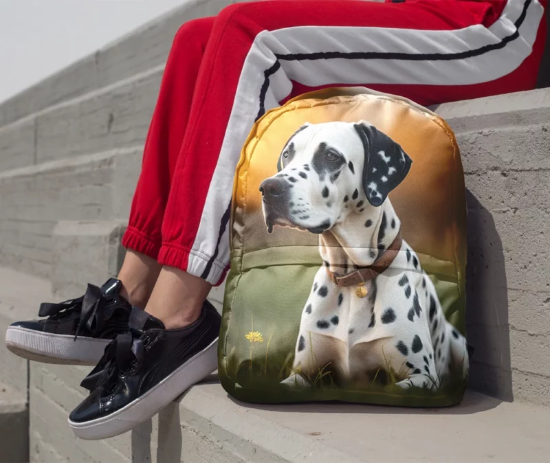 Dalmatian Dog AI Generation Minimalist Backpack 1