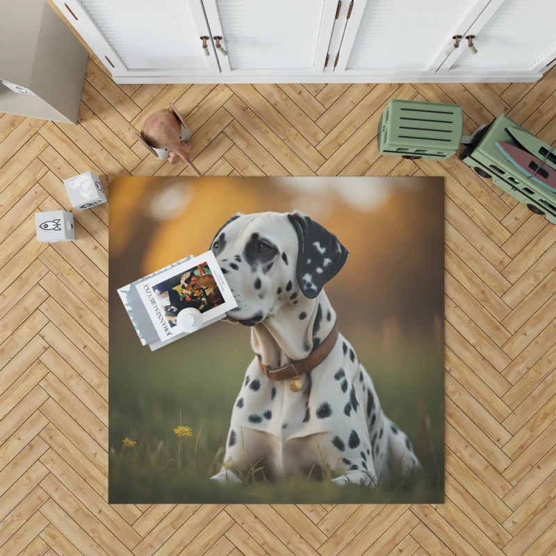 Dalmatian Dog AI Generation Rug