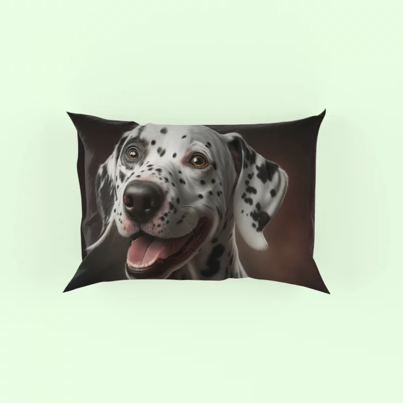 Dalmatian Dog Close-Up Pillow Case