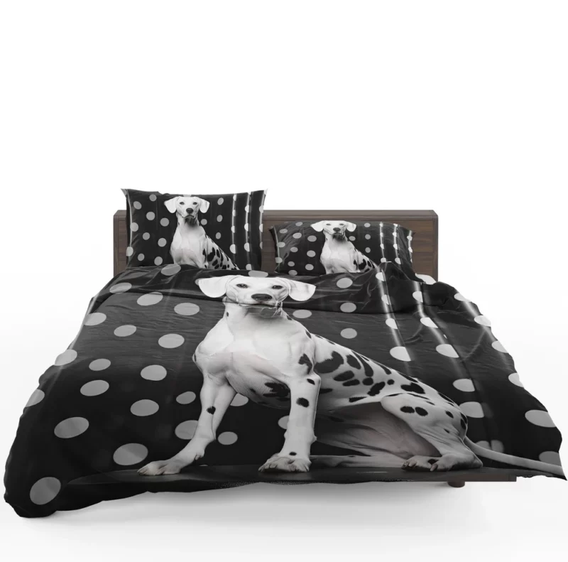 Dalmatian Dog Jumping Bedding Set 1