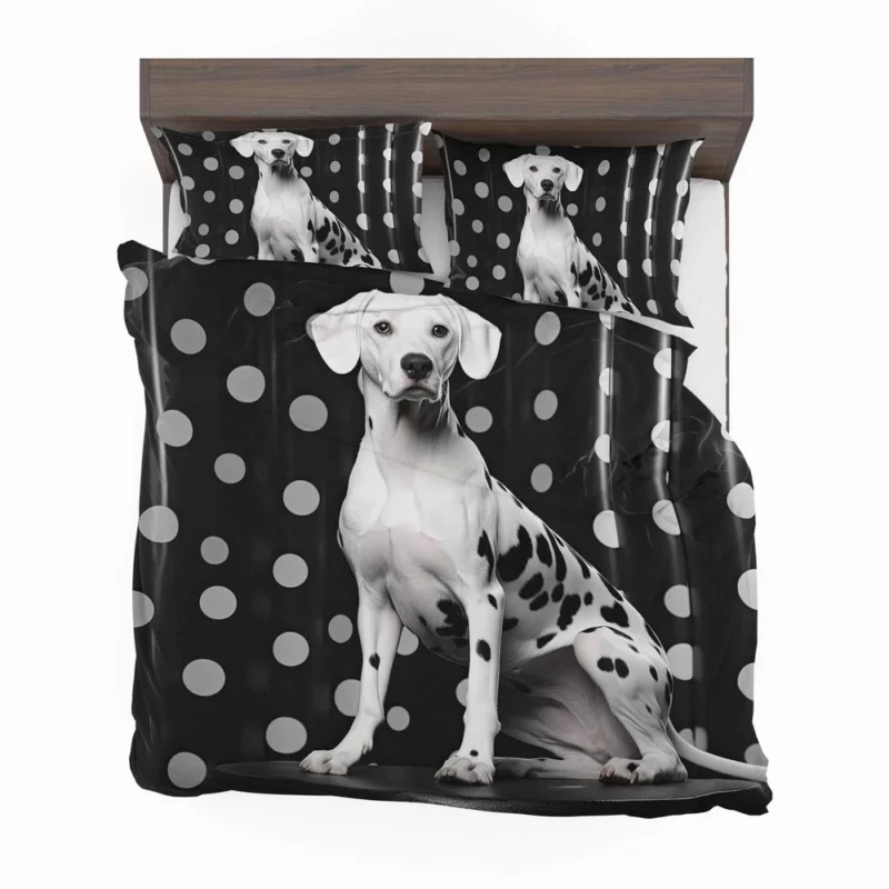 Dalmatian Dog Jumping Bedding Set 2