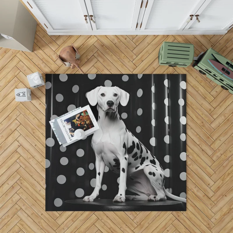 Dalmatian Dog Jumping Rug