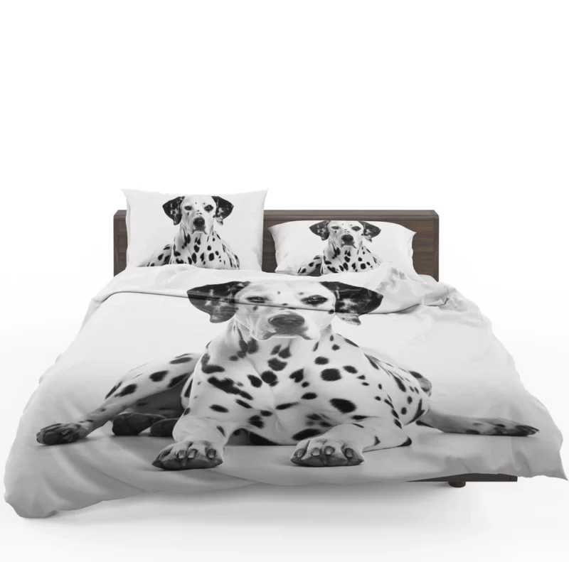 Dalmatian Dog Portrait Bedding Set 1