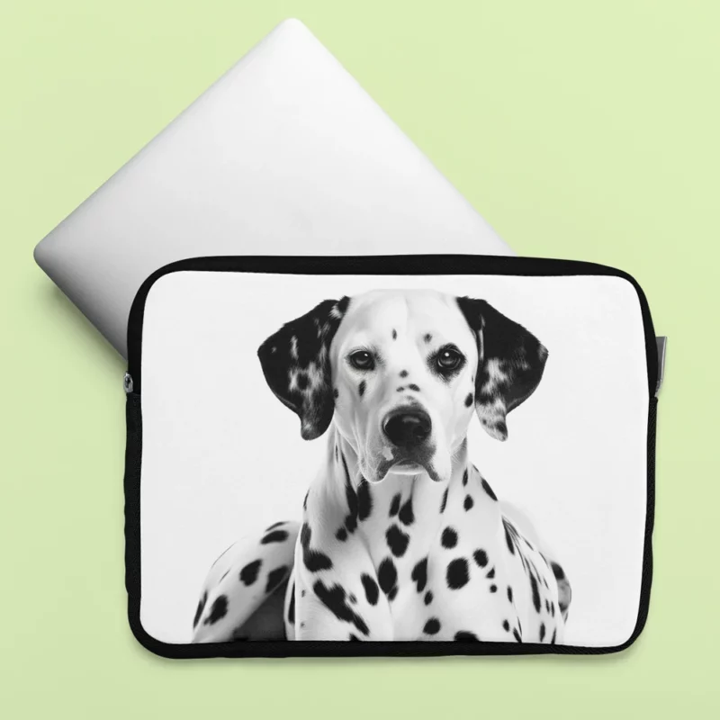 Dalmatian Dog Portrait Laptop Sleeve