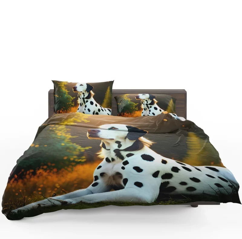 Dalmatian Dog in the Sunshine Bedding Set 1