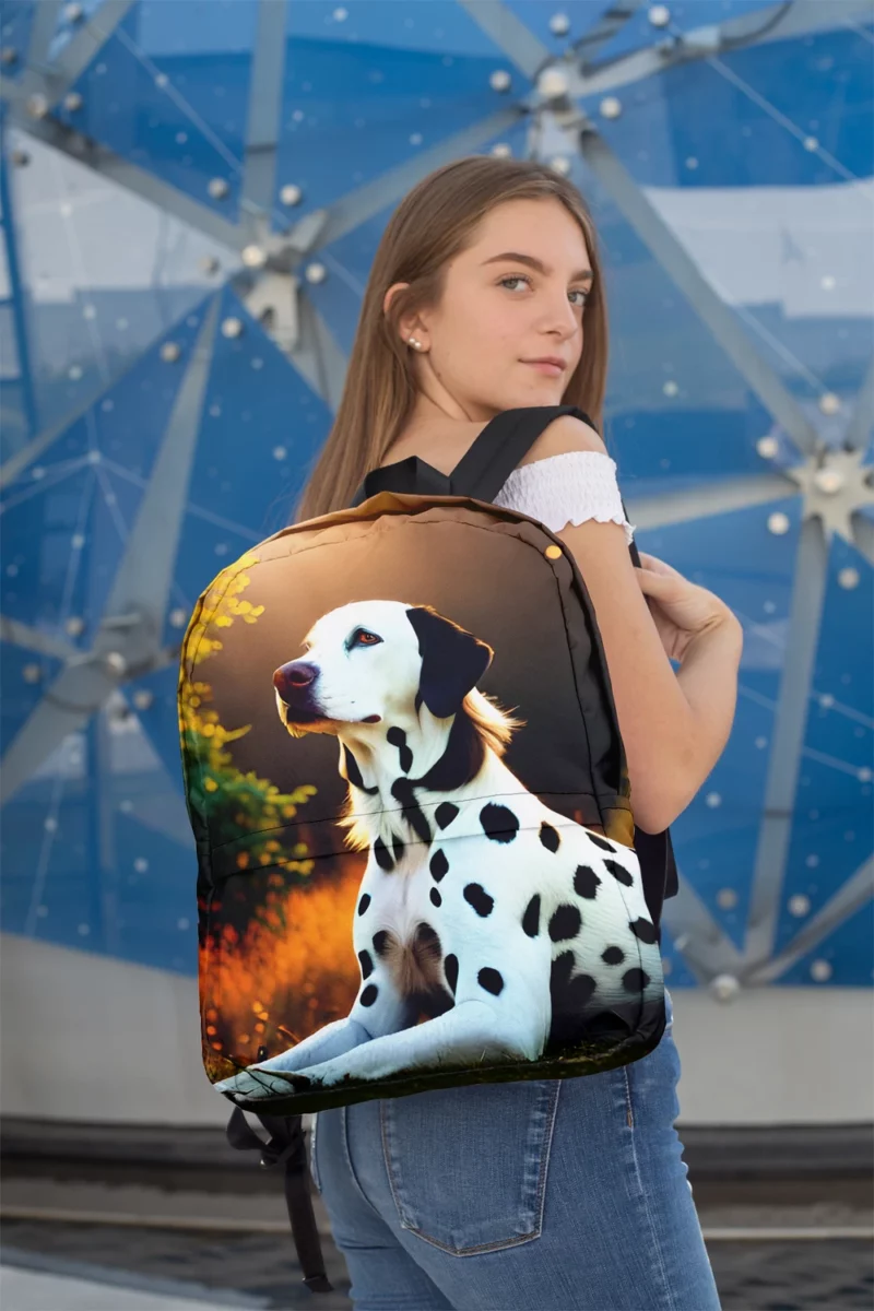 Dalmatian Dog in the Sunshine Minimalist Backpack 2