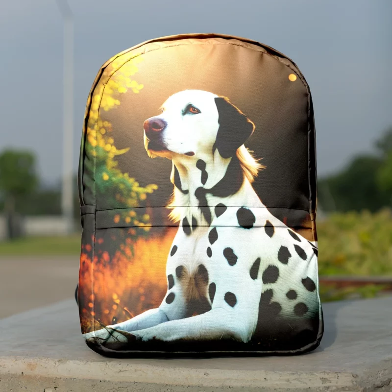 Dalmatian Dog in the Sunshine Minimalist Backpack