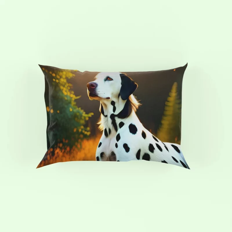 Dalmatian Dog in the Sunshine Pillow Case