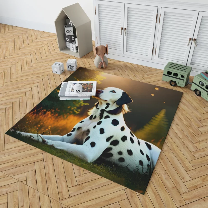 Dalmatian Dog in the Sunshine Rug 1