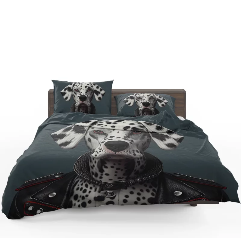 Dalmatian Puppy Rockstar Bedding Set 1