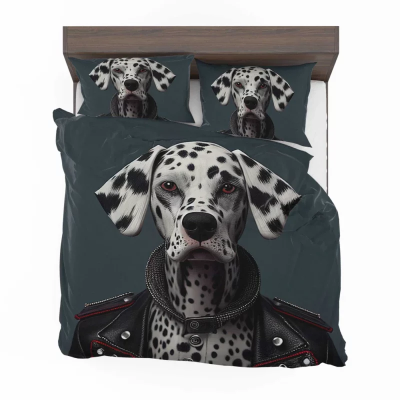 Dalmatian Puppy Rockstar Bedding Set 2