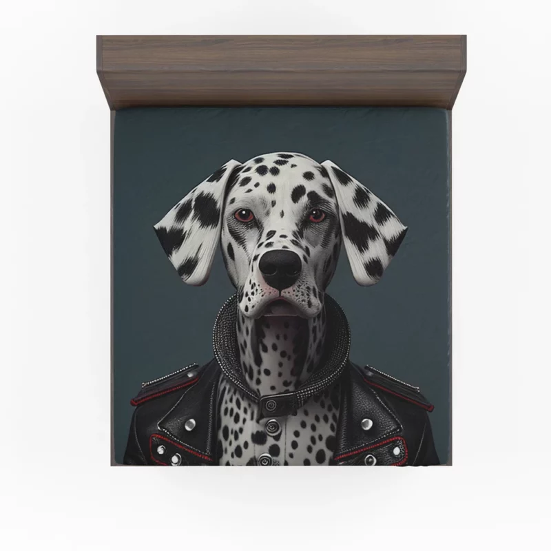 Dalmatian Puppy Rockstar Fitted Sheet