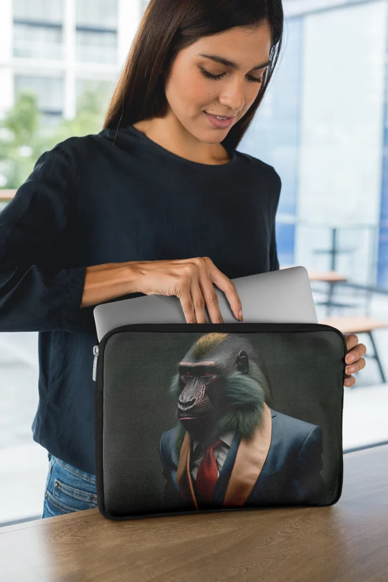 Dapper Monkey in a Suit Laptop Sleeve 1