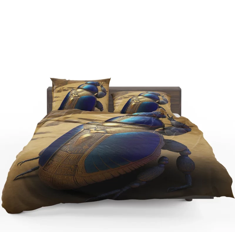 Decorative Scarab Beetle Bedding Set 1