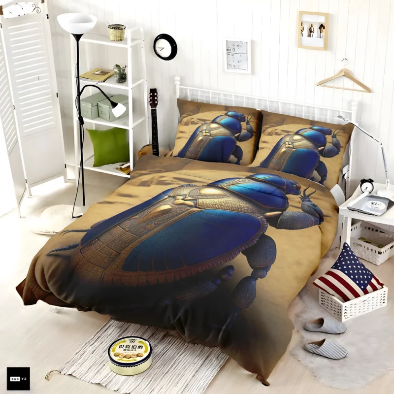 Decorative Scarab Beetle Bedding Set