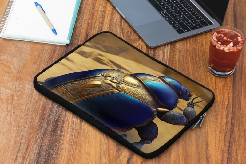 Decorative Scarab Beetle Laptop Sleeve 2