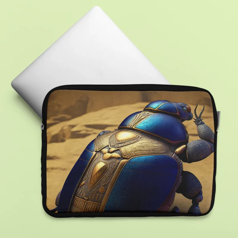 Decorative Scarab Beetle Laptop Sleeve